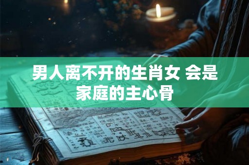 男人离不开的生肖女 会是家庭的主心骨
