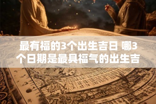 最有福的3个出生吉日 哪3个日期是最具福气的出生吉日