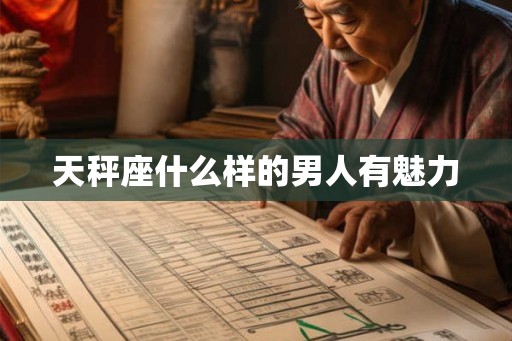天秤座什么样的男人有魅力 天秤座什么样的男人有魅力