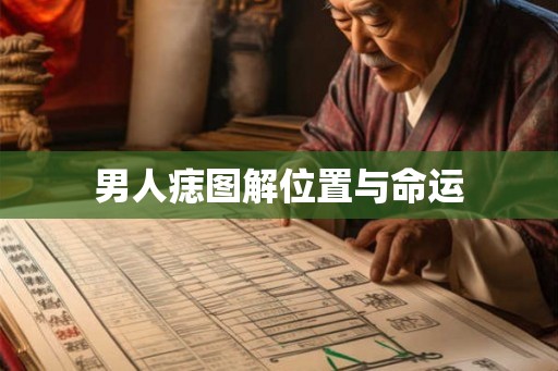 男人痣图解位置与命运