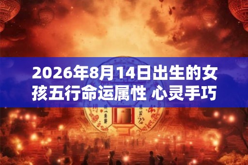 2026年8月14日出生的女孩五行命运属性 心灵手巧五行属土