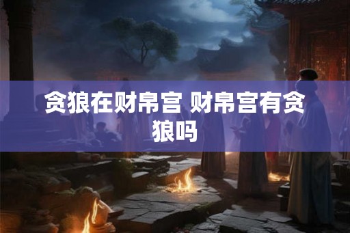 贪狼在财帛宫 财帛宫有贪狼吗