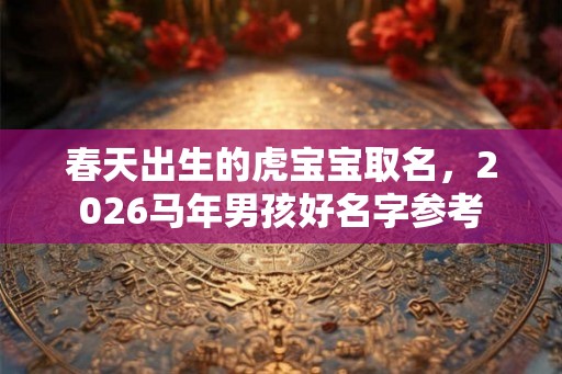 春天出生的虎宝宝取名，2026马年男孩好名字参考