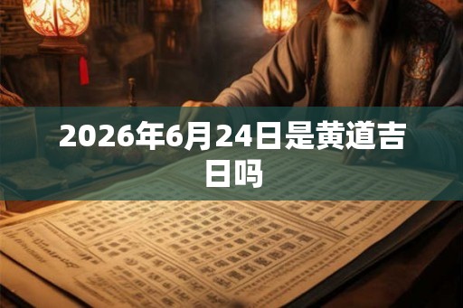 2026年6月24日是黄道吉日吗