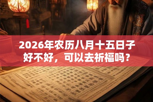 2026年农历八月十五日子好不好，可以去祈福吗？
