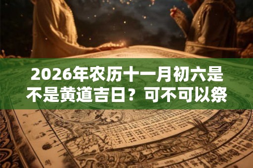 2026年农历十一月初六是不是黄道吉日?可不可以祭祖? 2026年农历十一月初六是不是黄道吉日?可不可以祭祖?