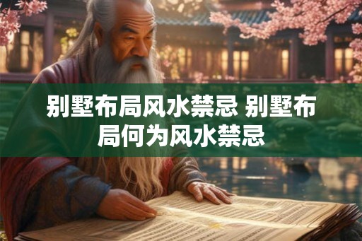 别墅布局风水禁忌 别墅布局何为风水禁忌