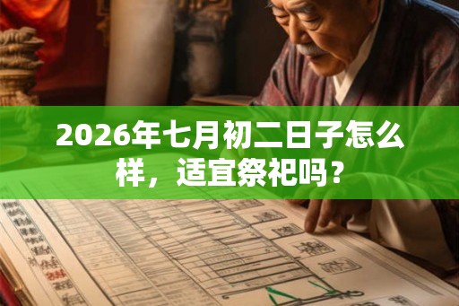 2026年七月初二日子怎么样，适宜祭祀吗？