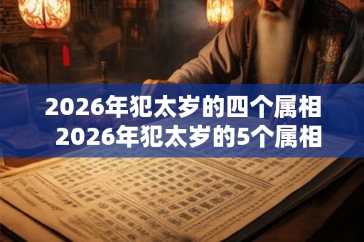 2026年犯太岁的四个属相  2026年犯太岁的5个属相