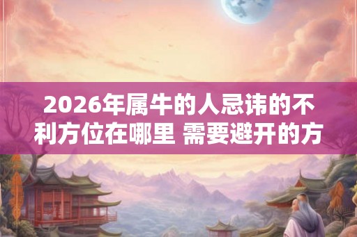 2026年属牛的人忌讳的不利方位在哪里 需要避开的方位 2026年属牛的人忌讳的不利方位在哪里 需要避开的方位