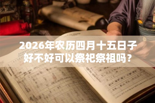 2026年农历四月十五日子好不好可以祭祀祭祖吗？
