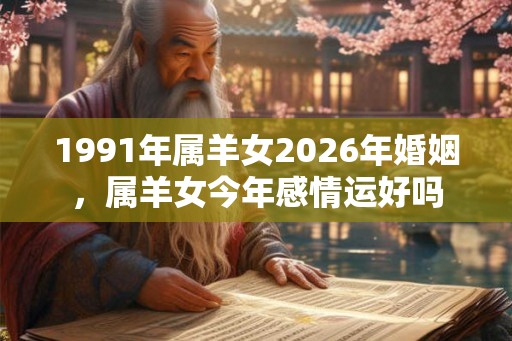 1991年属羊女2026年婚姻，属羊女今年感情运好吗