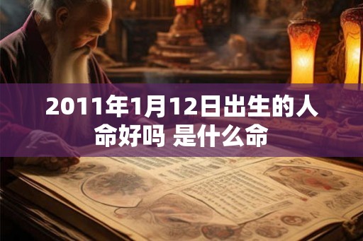 2011年1月12日出生的人命好吗 是什么命