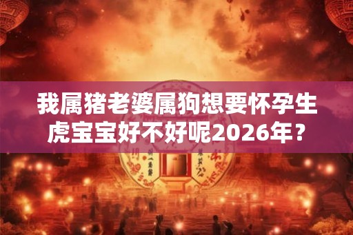 我属猪老婆属狗想要怀孕生虎宝宝好不好呢2026年？