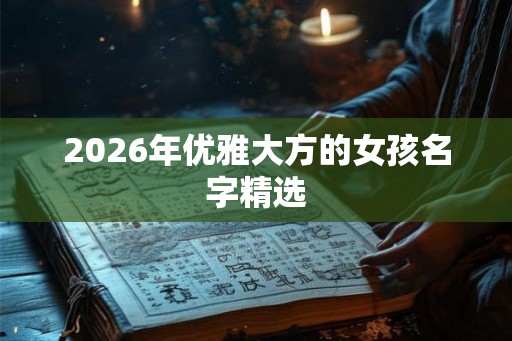 2026年优雅大方的女孩名字精选