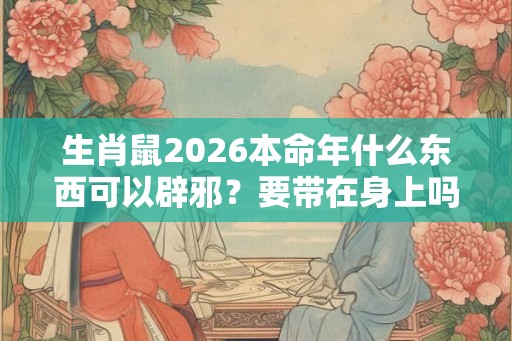 生肖鼠2026本命年什么东西可以辟邪？要带在身上吗？