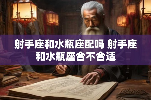 射手座和水瓶座配吗 射手座和水瓶座合不合适
