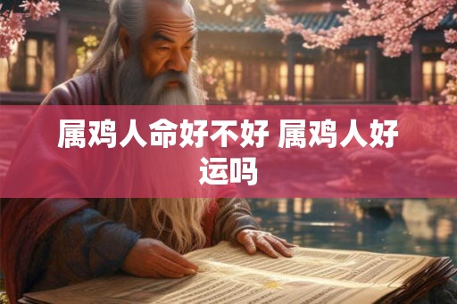 属鸡人命好不好 属鸡人好运吗