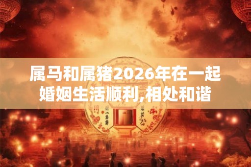 属马和属猪2026年在一起婚姻生活顺利,相处和谐