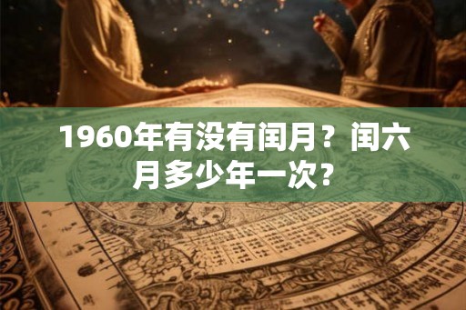 1960年有没有闰月？闰六月多少年一次？
