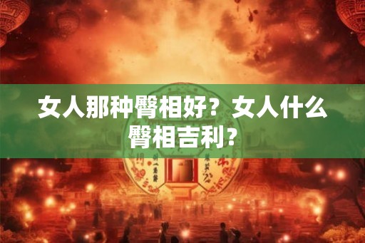 女人那种臀相好？女人什么臀相吉利？