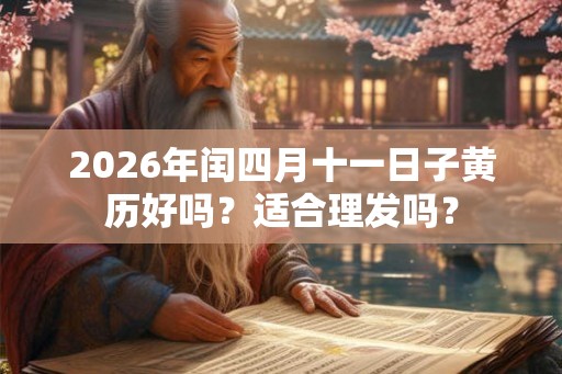 2026年闰四月十一日子黄历好吗？适合理发吗？