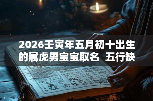 2026壬寅年五月初十出生的属虎男宝宝取名  五行缺啥