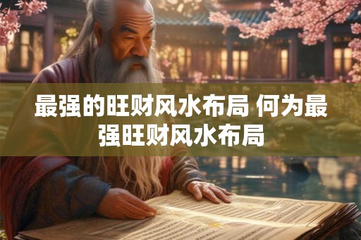 最强的旺财风水布局 何为最强旺财风水布局 最强的旺财风水布局 何为最强旺财风水布局