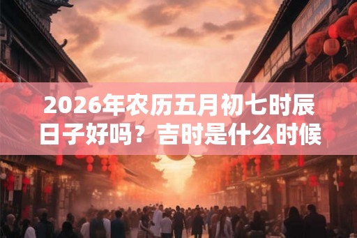 2026年农历五月初七时辰日子好吗?吉时是什么时候宜忌什么? 2026年农历五月初七时辰日子好吗?吉时是什么时候宜忌什么?