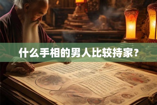 什么手相的男人比较持家？