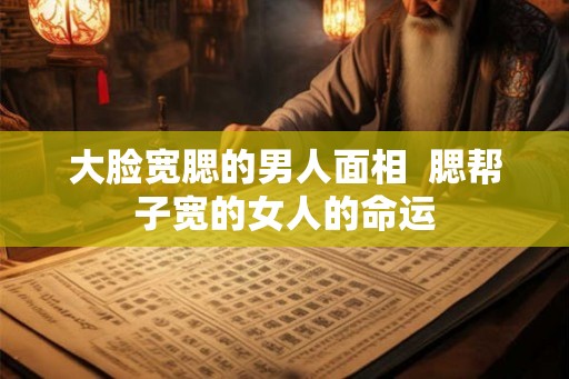 大脸宽腮的男人面相  腮帮子宽的女人的命运