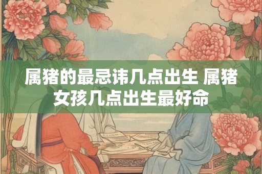 属猪的最忌讳几点出生 属猪女孩几点出生最好命 属猪的最忌讳几点出生 属猪女孩几点出生最好命