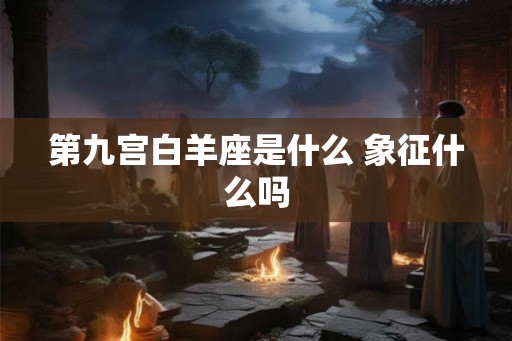 第九宫白羊座是什么 象征什么吗 第九宫白羊座是什么 象征什么吗