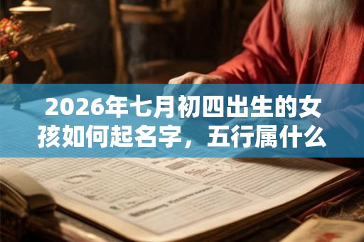 2026年七月初四出生的女孩如何起名字,五行属什么 2026年七月初四出生的女孩如何起名字,五行属什么