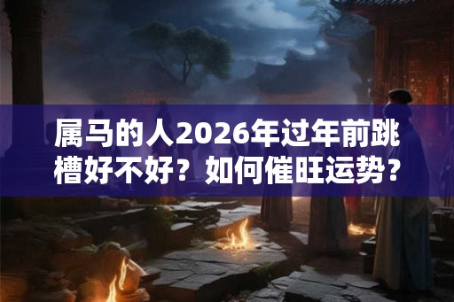 属马的人2026年过年前跳槽好不好？如何催旺运势？
