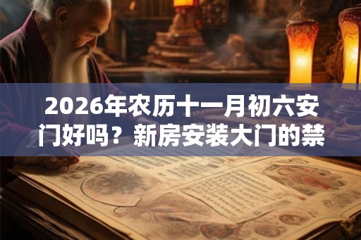 2026年农历十一月初六安门好吗？新房安装大门的禁忌