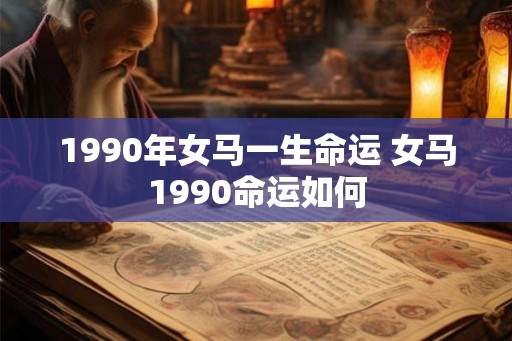 1990年女马一生命运 女马1990命运如何