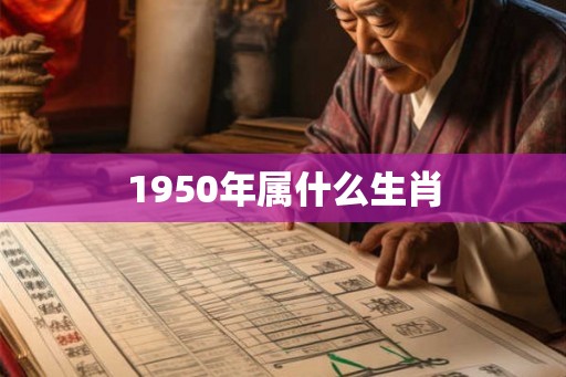 1950年属什么生肖