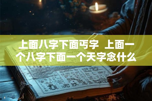 上面八字下面丐字 上面一个八字下面一个天字念什么 上面八字下面丐字 上面一个八字下面一个天字念什么