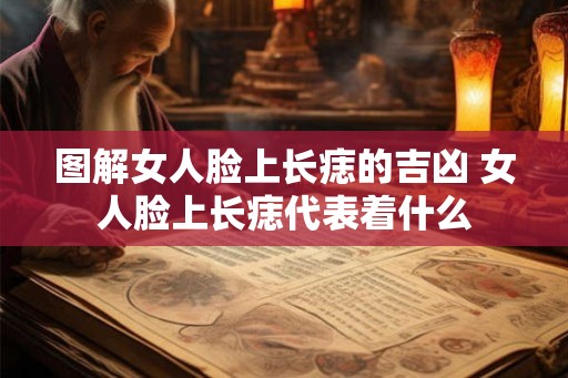 图解女人脸上长痣的吉凶 女人脸上长痣代表着什么