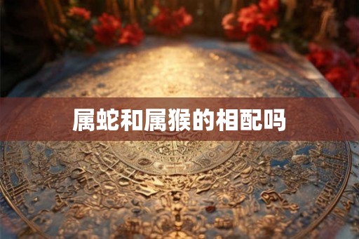属蛇和属猴的相配吗