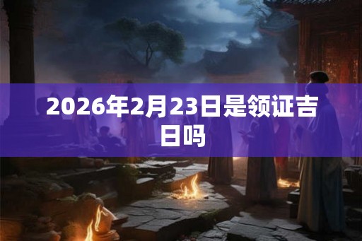 2026年2月23日是领证吉日吗