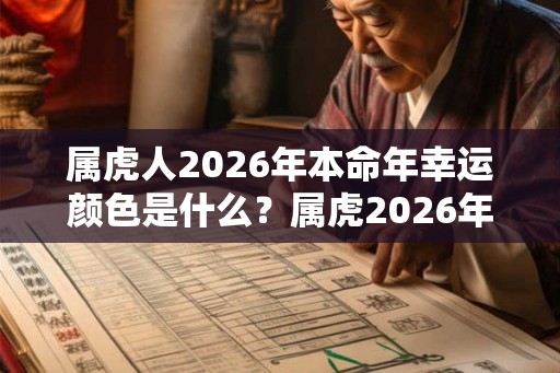 属虎人2026年本命年幸运颜色是什么？属虎2026年忌讳什么颜色？