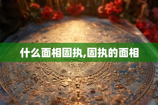 什么面相固执,固执的面相