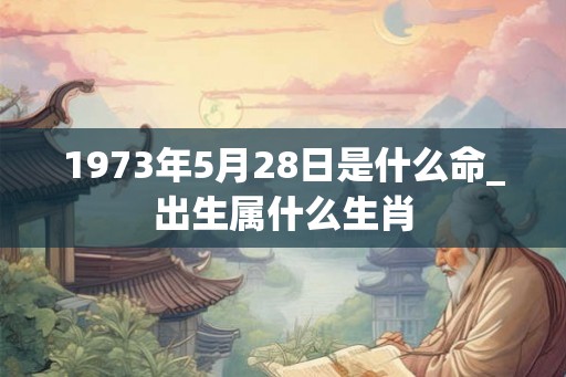 1973年5月28日是什么命_出生属什么生肖 1973年5月28日是什么命_出生属什么生肖