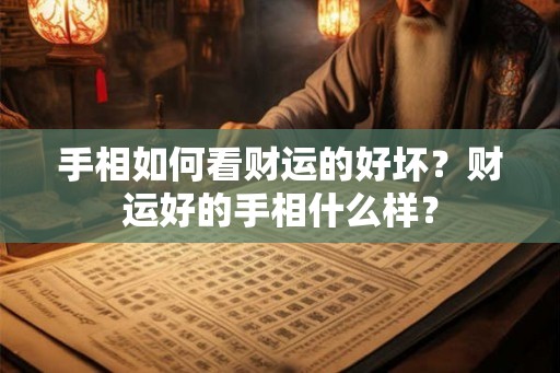 手相如何看财运的好坏？财运好的手相什么样？