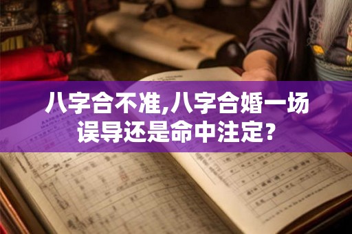 八字合不准,八字合婚一场误导还是命中注定? 八字合不准,八字合婚一场误导还是命中注定?