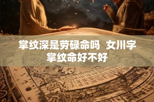 掌纹深是劳碌命吗  女川字掌纹命好不好