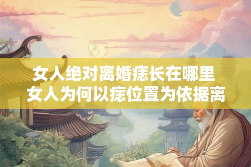 女人绝对离婚痣长在哪里 女人为何以痣位置为依据离婚