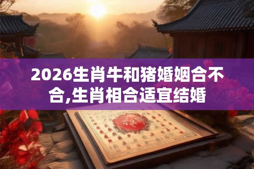 2026生肖牛和猪婚姻合不合,生肖相合适宜结婚 2026生肖牛和猪婚姻合不合,生肖相合适宜结婚